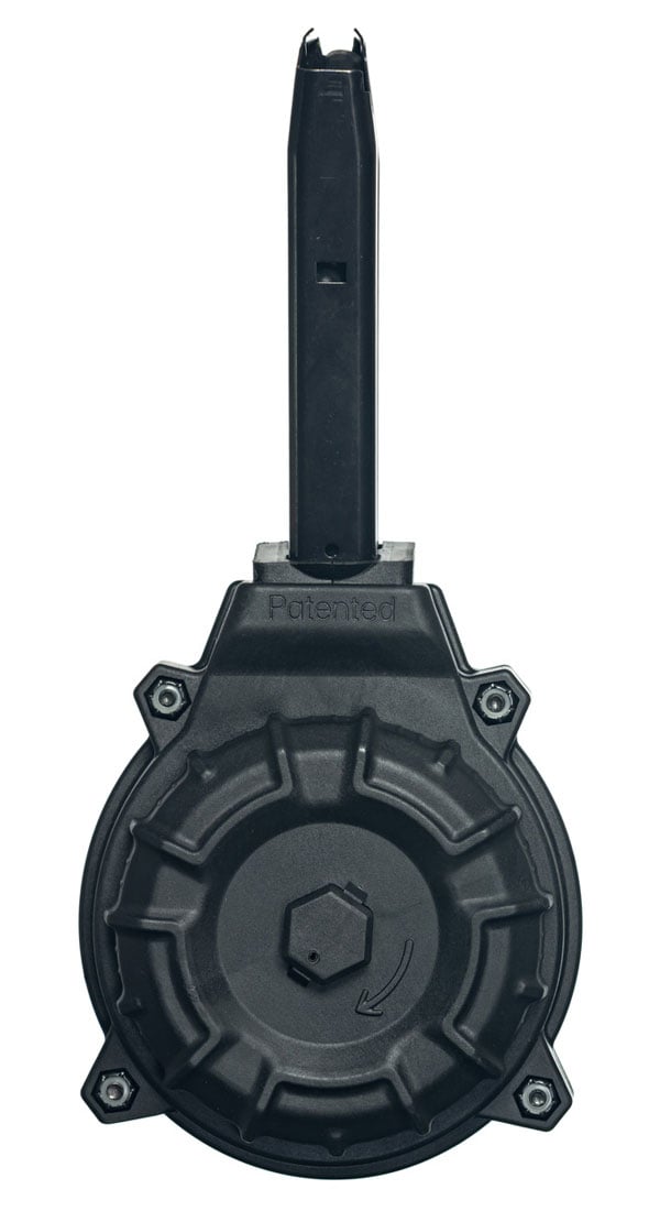 ProMag Ruger P Series 9mm 50 Round Drum Magazine, Black - DRM-A49