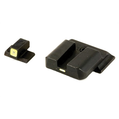AmeriGlo CAP Sight Set For Smith & Wesson M&P With Green Rear, Horizontal Front - SW-614
