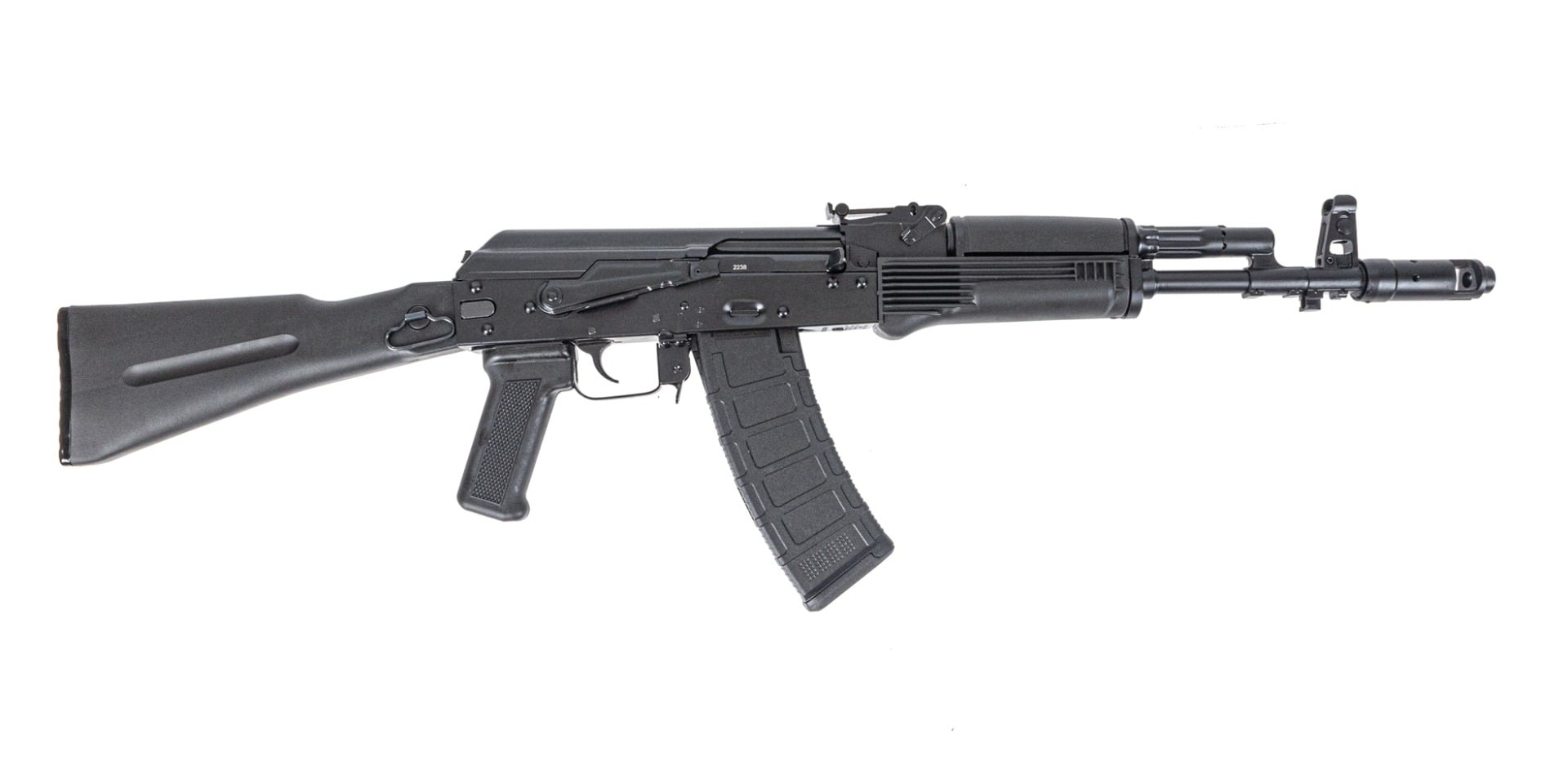 PSAK-74K Classic 14.1" P&W Polymer Side folding Rifle w/ Toolcraft Trunnion, Bolt, and Carrier, Black