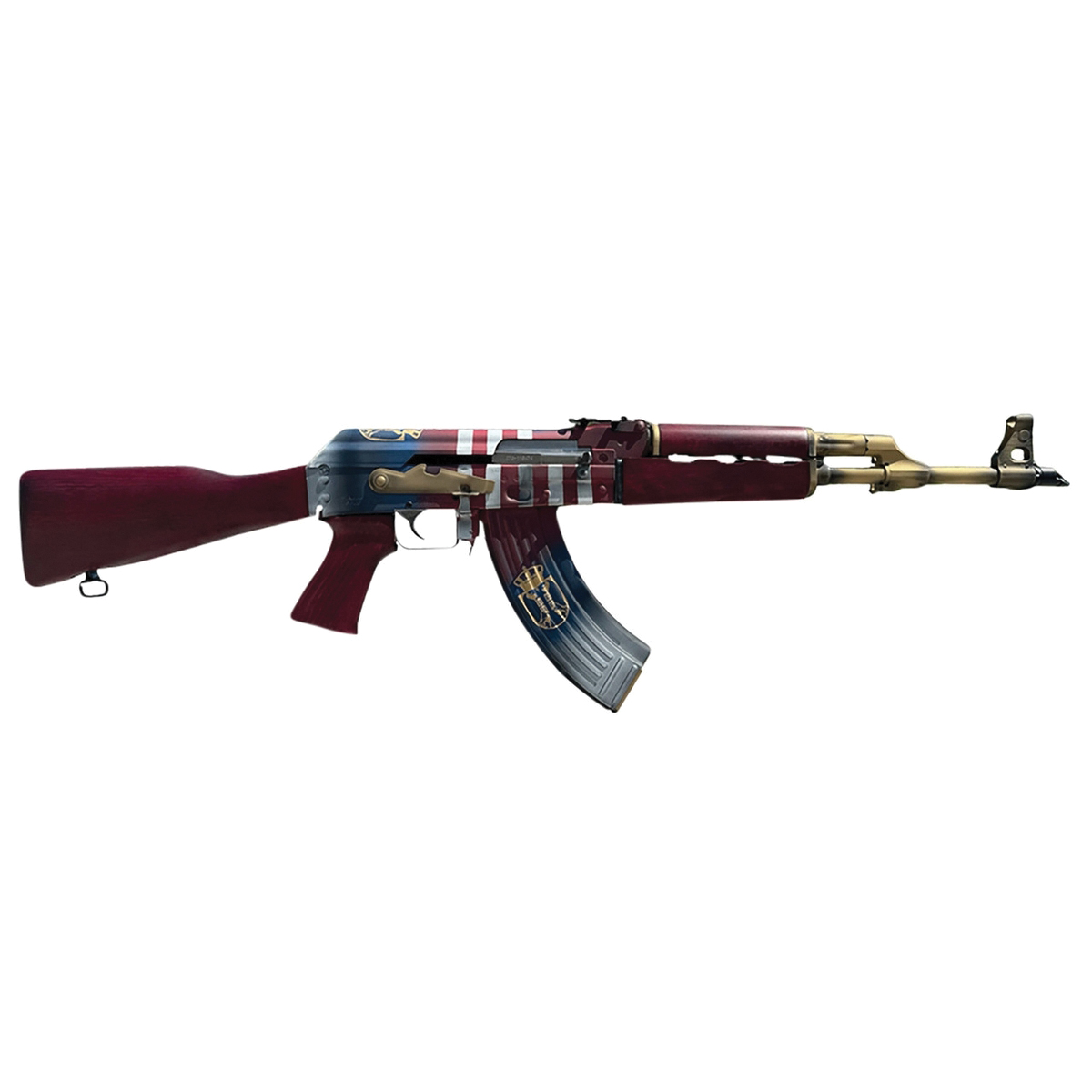 Zastava Arms ZPAPM70 7.62x39mm 16.30", American/Serbian Flag