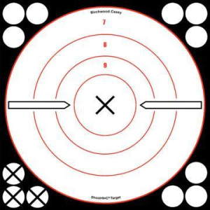 Birchwood-Casey Birchwood Casey Shoot-N-C White/Black Bull's-Eye "X" Targets