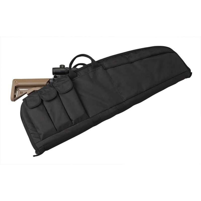 Uncle Mike's 33" x 10" Medium Tactical Rifle Case, Black