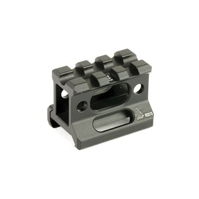 Leapers UTG Riser Mount 1" 3 Slots Fits Picatinny, Black -  MT-RSX1S