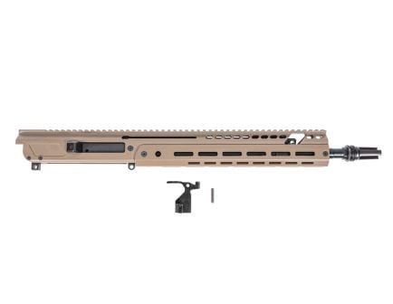 PSA JAKL 14.5" Rifle length Upper Assembly 5.56 NATO 1:7 Nitride w/Knurled CH, BCG ASR Flash Hider, FDE