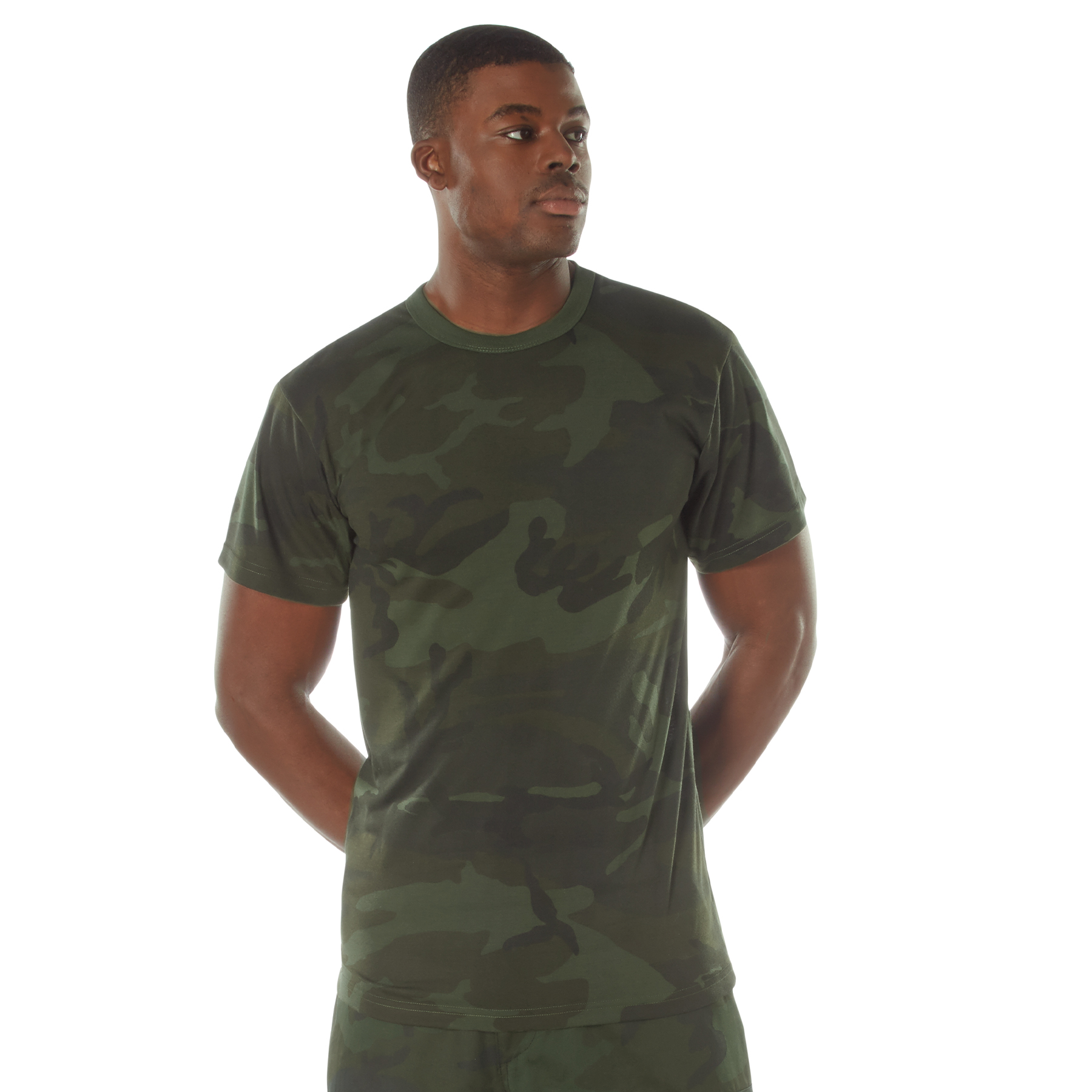 Rothco Midnight Camo Moisture Wicking T-Shirt - Midnight Woodland Camo, X-Large