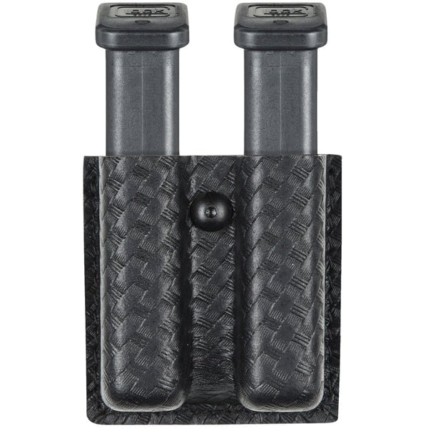 Safariland Model 79 Slimline Open Top Double Magazine Pouch Fits Glock G17/G19/G22/G23/G25, Black