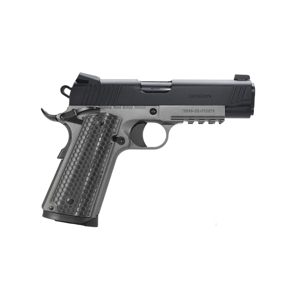 Girsan Untouchable MC1911 .45 ACP 4.40" Handgun 8rds, Stainless - 392072