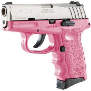 SCCY INDUSTRIES CPX-3 380 ACP 3.1" 10rd DAO Pistol - Stainless / Pink