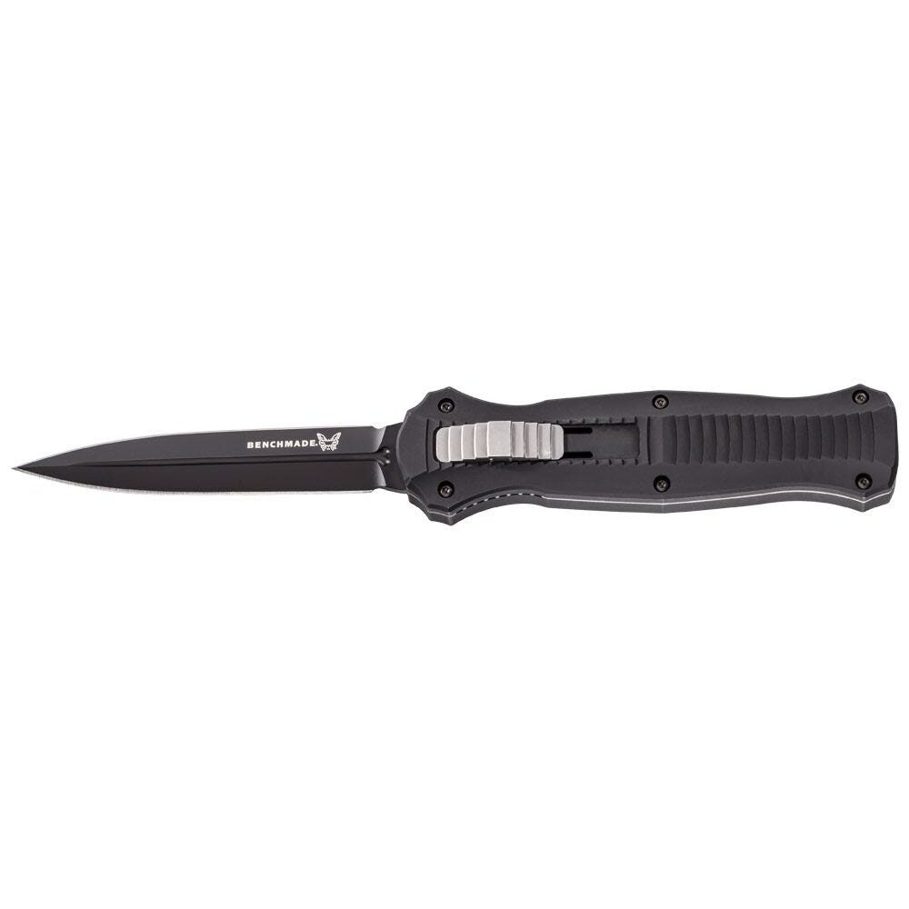 Benchmade Infidel Auto OTF Dagger Point Knife, Black - 3300BK