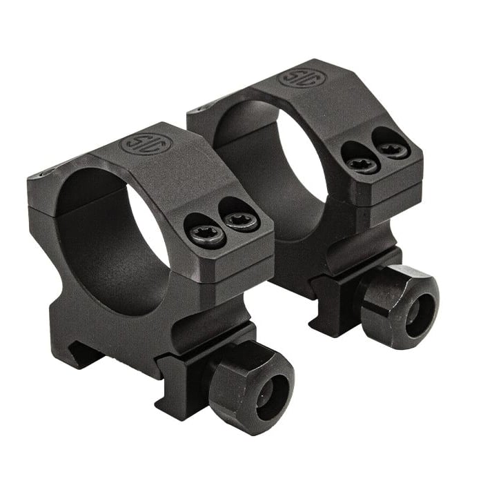 Sig Sauer ALPHA1 Extra High 0 MOA Scope Ring 35mm Tube 1.53" Weaver - SOA10025