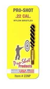 Pro-Shot .22 Cal. Nylon Bristle Pistol Brush 22NP