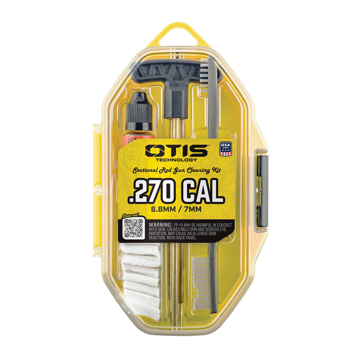 Otis .260 Cal/.270 Cal/.280 Cal/.284 Cal/6.8mm/7mm Sectional Rod Cleaning Kit