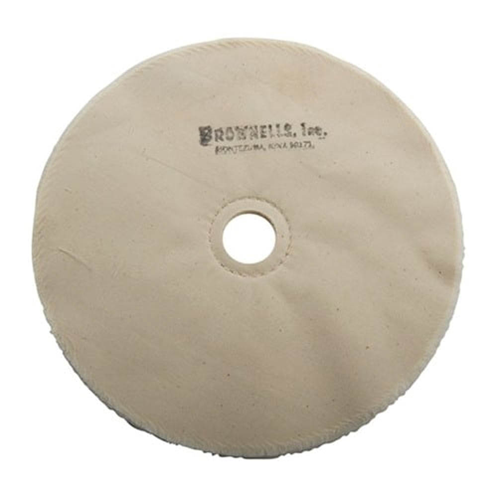 Brownells 8" x 1" Loose Muslin Polishing Wheel