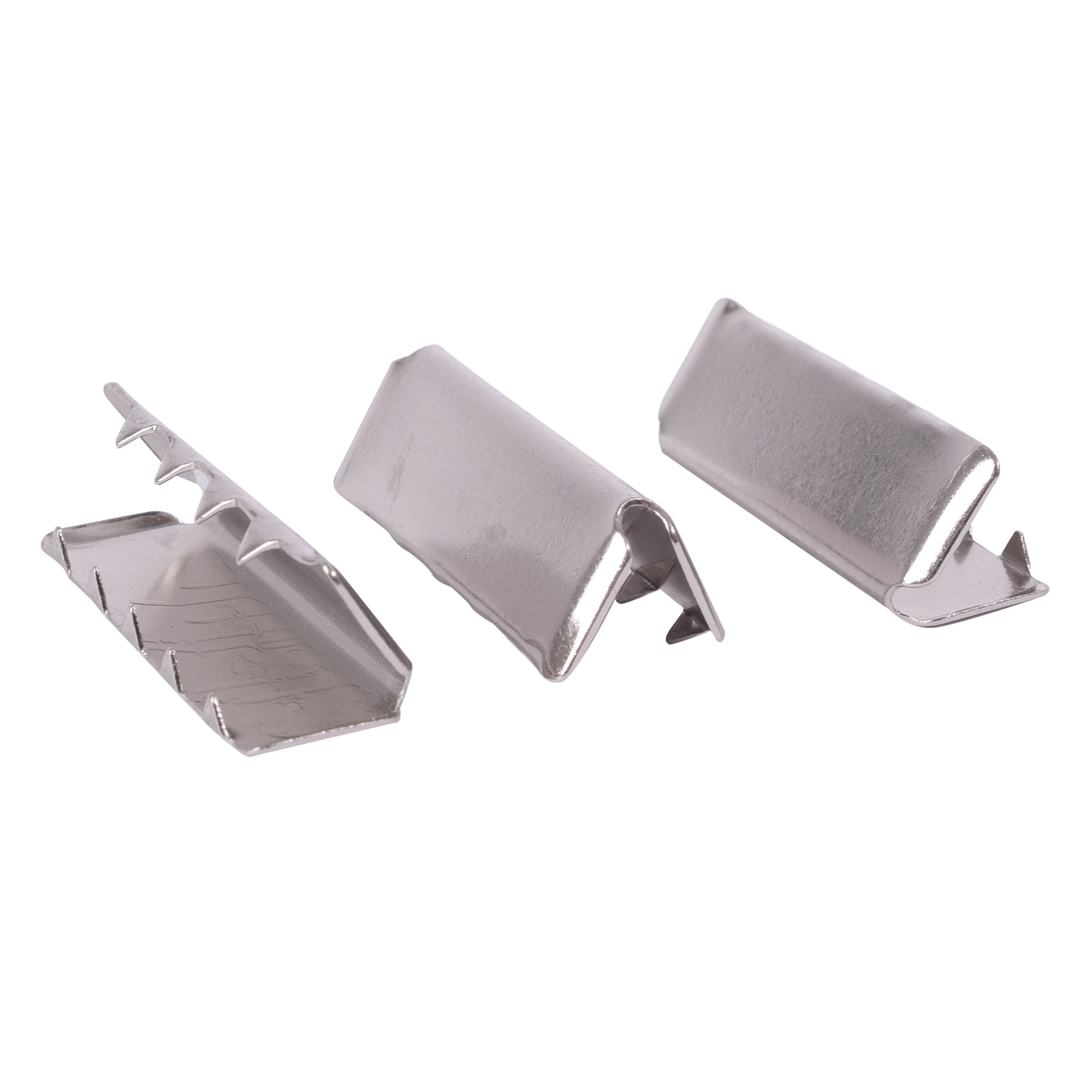 Rothco Military Web Belt Tips - Chrome