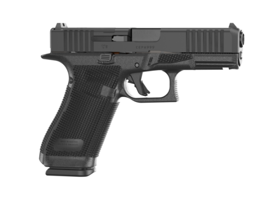 Glock 45 Gen 6 4.02" 9mm Luger (3)17rd O.R Handgun, Black - U64550203