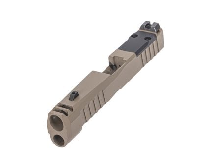 PSA Dagger Micro C-1 Complete Slide Assembly - Shield Cut, Flat Dark Earth