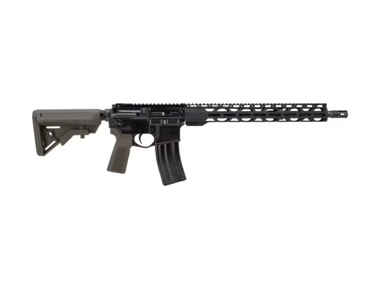 Radical Firearms 5.56 NATO M-Lok 16" 30rd Rifle, Black / OD Green - RF01672