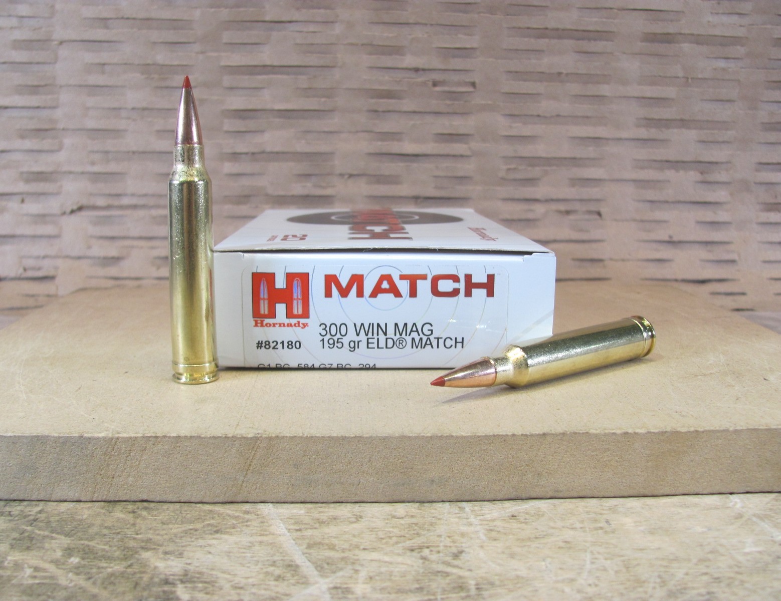 200 Round Case – 300 Winchester Magnum 195 Grain ELD Hornady Match Ammo – 82180