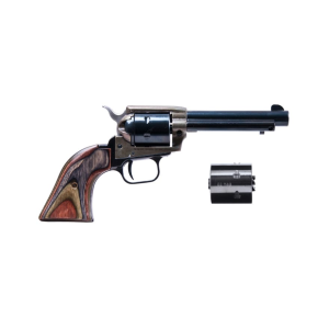 Heritage Manufacturing Inc. Rough Rider Combo 22 Long Rifle Revolver 4.75" Blued Barrel 6 Round Camo Grip with 22 WMR Cylinder