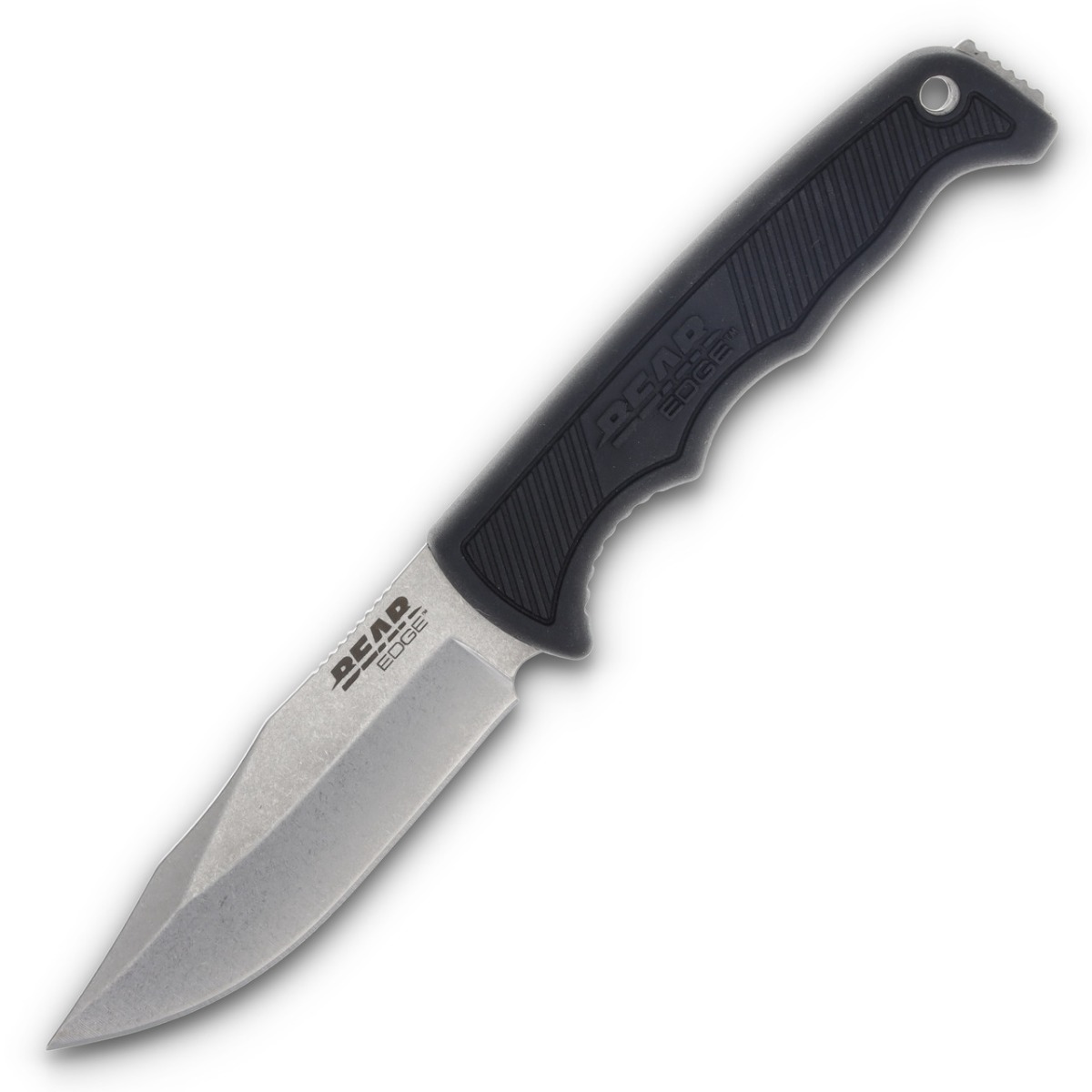 Bear & Son 8 1/2" Black Kryton Cushion Grip Fixed Blade W/ Injection Molded Sheath