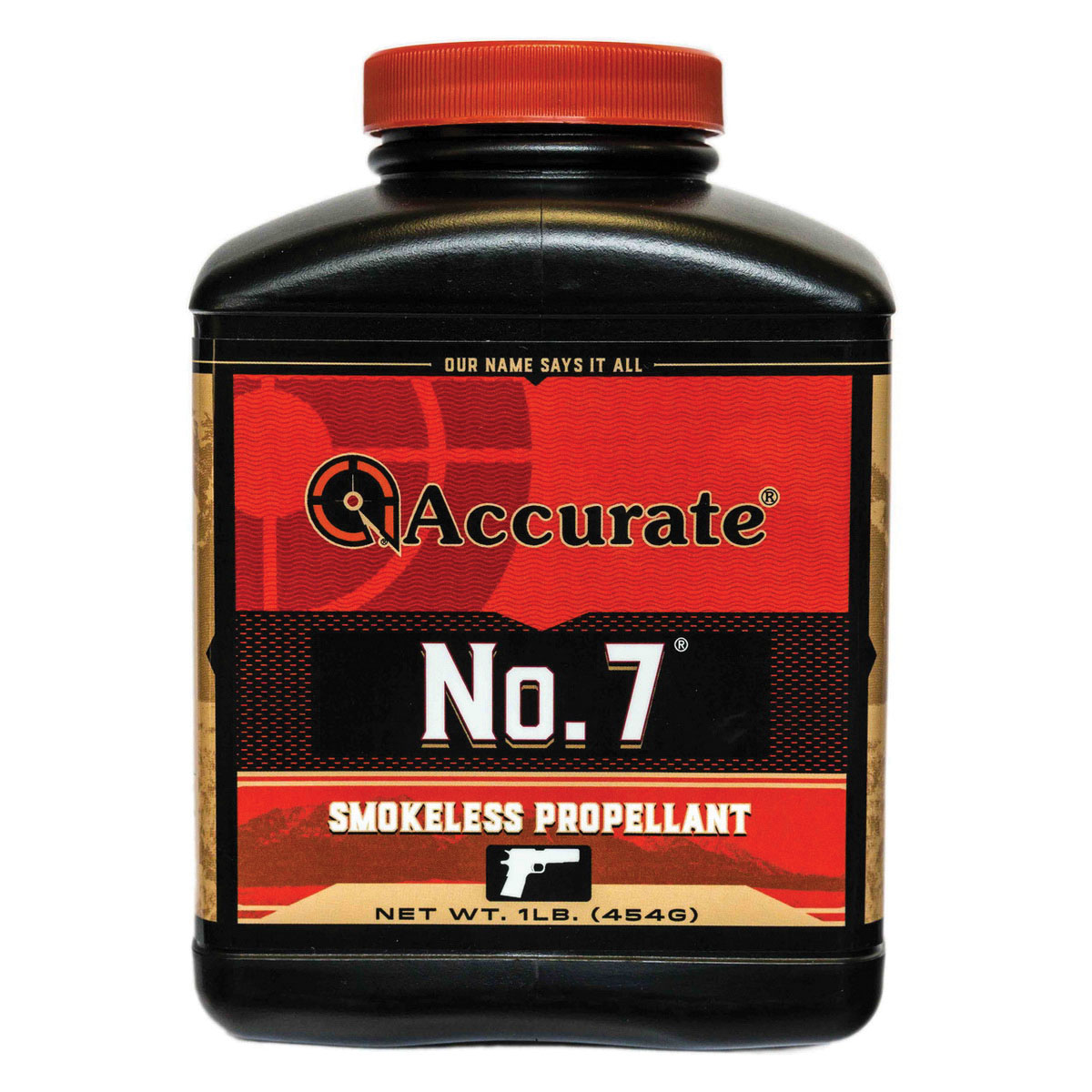 Accurate Powder No. 7 .357 Sig/.38 Super/.40 S&W Smokeless Pistol Powder, 1 lb