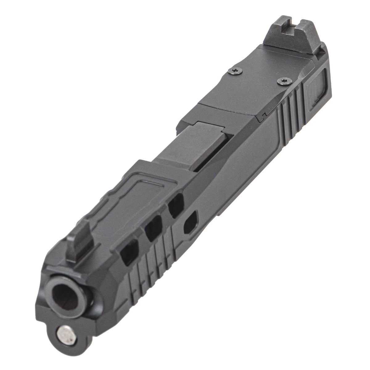 PSA Dagger Complete SWRV2 RMR Slide Assembly With Non-Threaded Barrel, Black