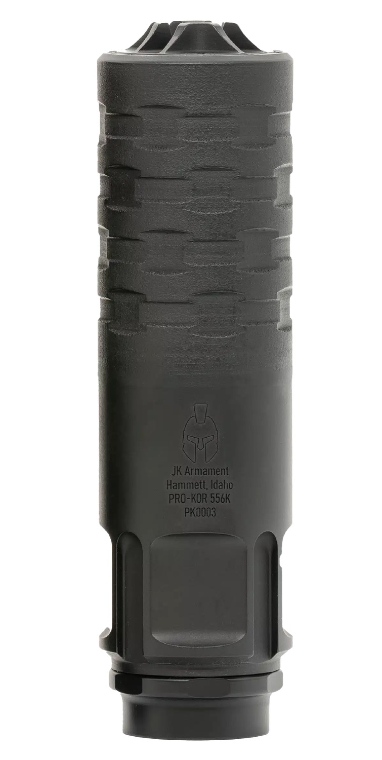 JK Armament PRO-KOR 5.56mm Suppressor Black Stainless