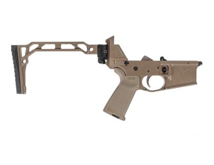 PSA JAKL 5.56 NATO MOE EPT Complete Rifle Lower With JMAC Skeleton Stock, Flat Dark Earth