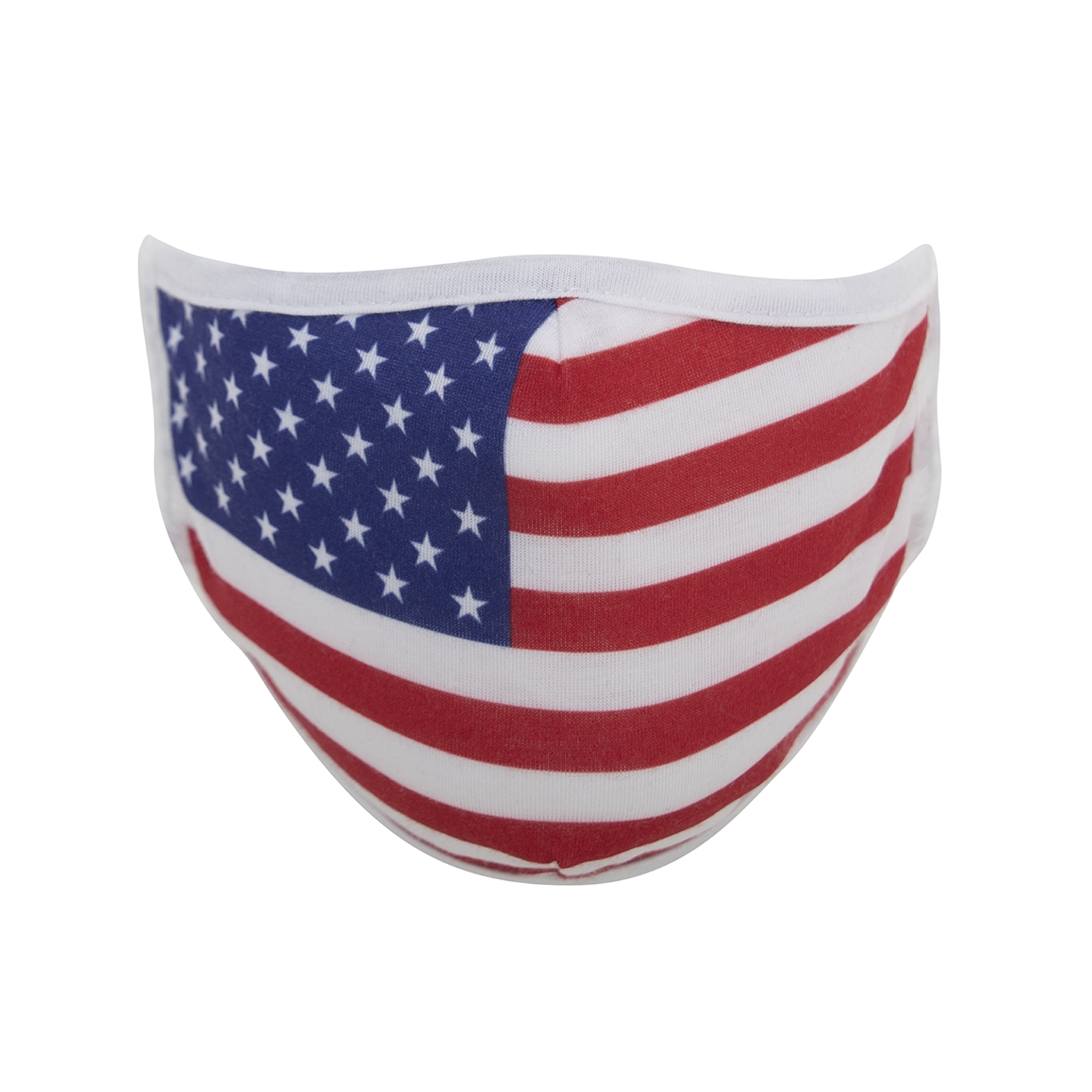 Rothco Us Flag Reusable 3 Layer Facemask - Red - White - Blue, Large - X-Large