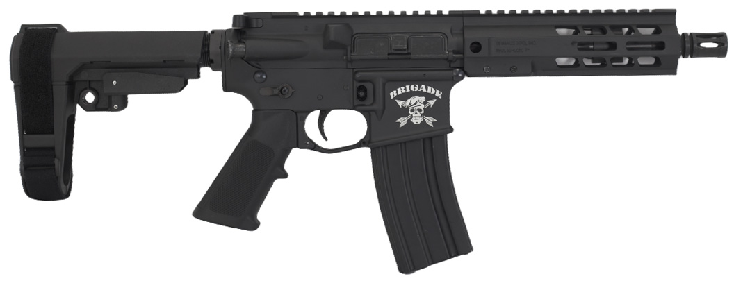 Brigade BM-15 AR Pistol 5.56 7.5" BLK SBA3 MLOK