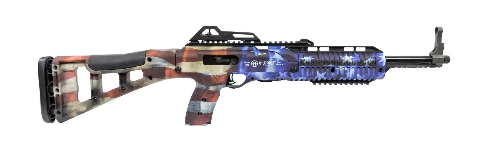 Hi-Point 995TS 9mm Carbine 16.5" 10-Round Grand Union Flag
