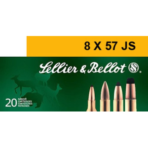 Magtech Sellier & Bellot SB857JRSA Rifle 8X57mm JRS 196 GR Spce (Soft Point Cut-Through Edge) - 20rd Box