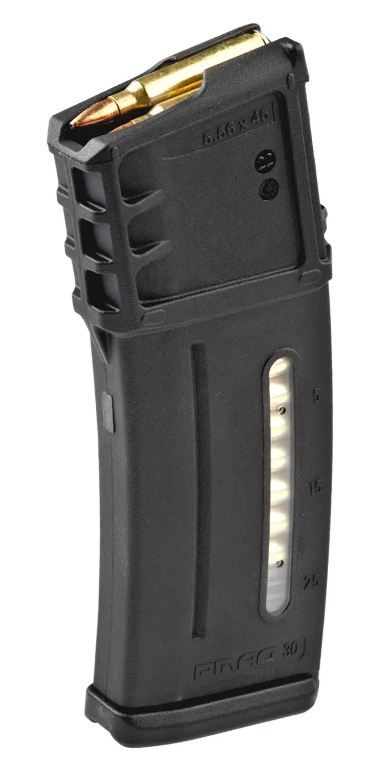 Magpul MAG234BLK PMAG MagLevel 30rd Detachable w/Capacity Window 223 Rem/5.56x45mm NATO Fits H G36 Black Polymer