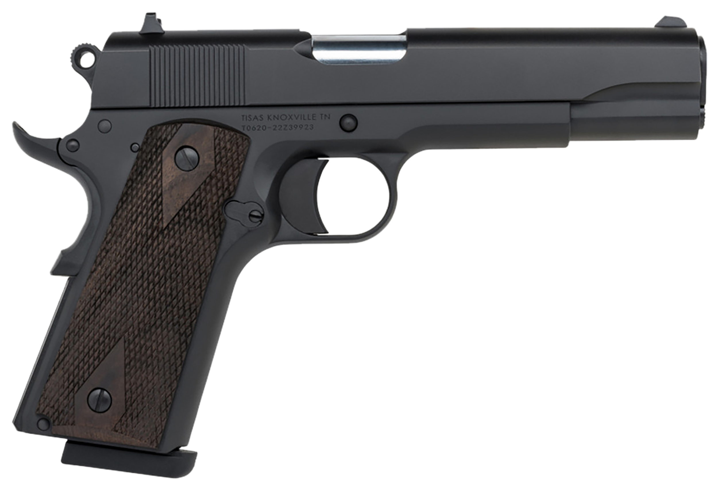 SDS Imports Tisas 1911 Stakeout Handgun 45 ACP 8/rd 5 Barrel Black with Walnut Grips