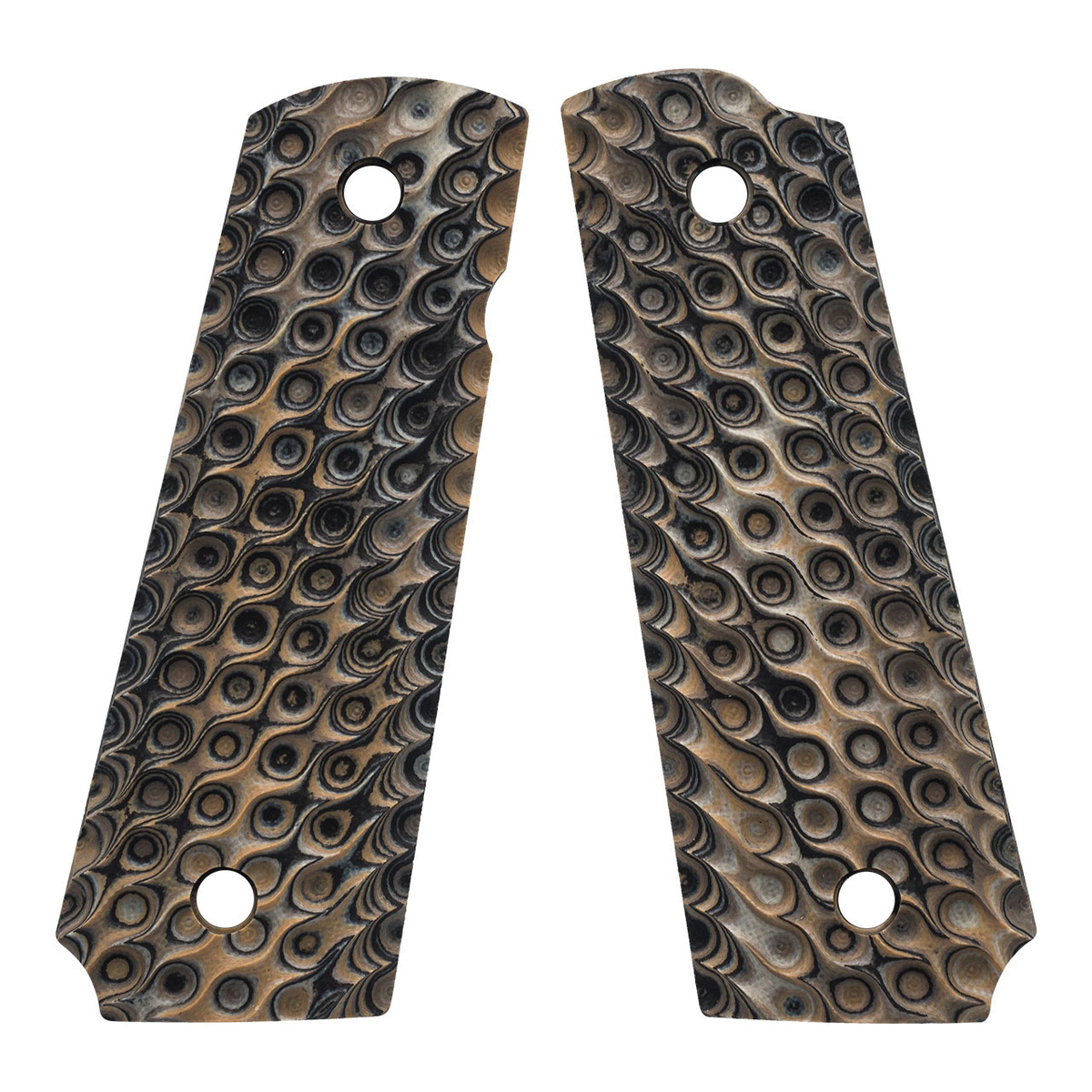 VZ Grips Hydra Grip Fits 1911 Commander/1911 Government, Brown Burl