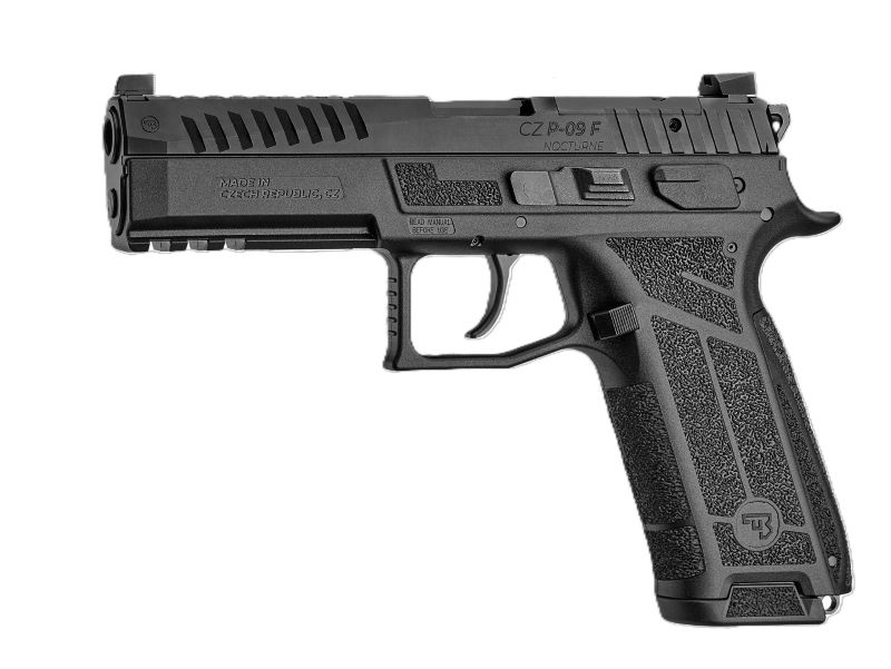 CZ P-09 F Nocturne 9mm 4.53" Black 19-Round Handgun