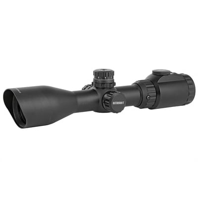 Leapers UTG AccuShot Rifle Scope 2-7X 44 30mm 36-Color Mil-Dot Reticle, Black - SCP3-274LAOIEW