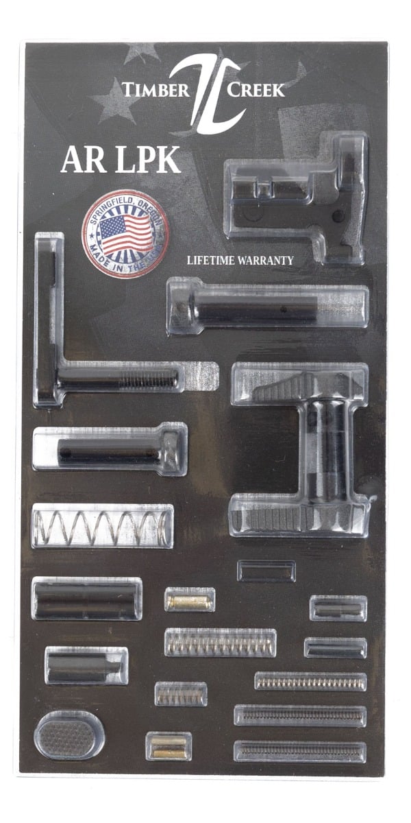 Timber Creek Lower Parts Kit, Tungsten - AR LPK T