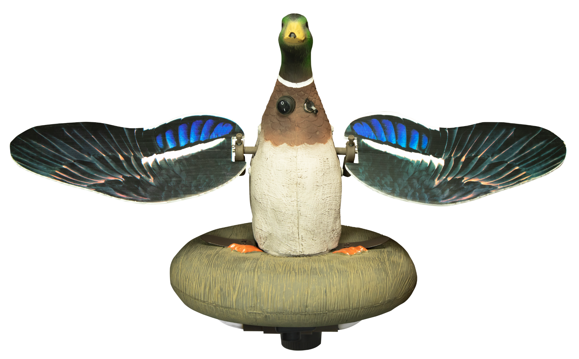 Higdon XS Splashing-Flasher Motion Decoy 12V w/ Timer, Mallard Drake - 53077