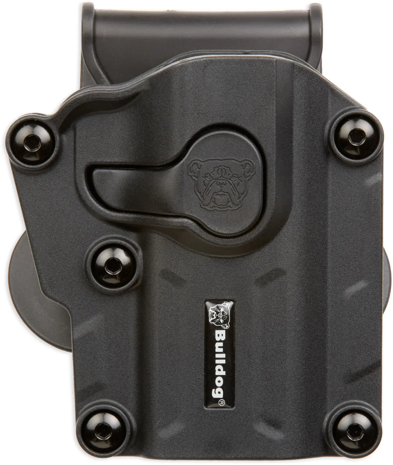 Bulldog MX001 Max Multi Fit OWB Black Polymer Paddle Fits Sig P250/P320 Fits S M 9/40/45 Fullsize Right Hand