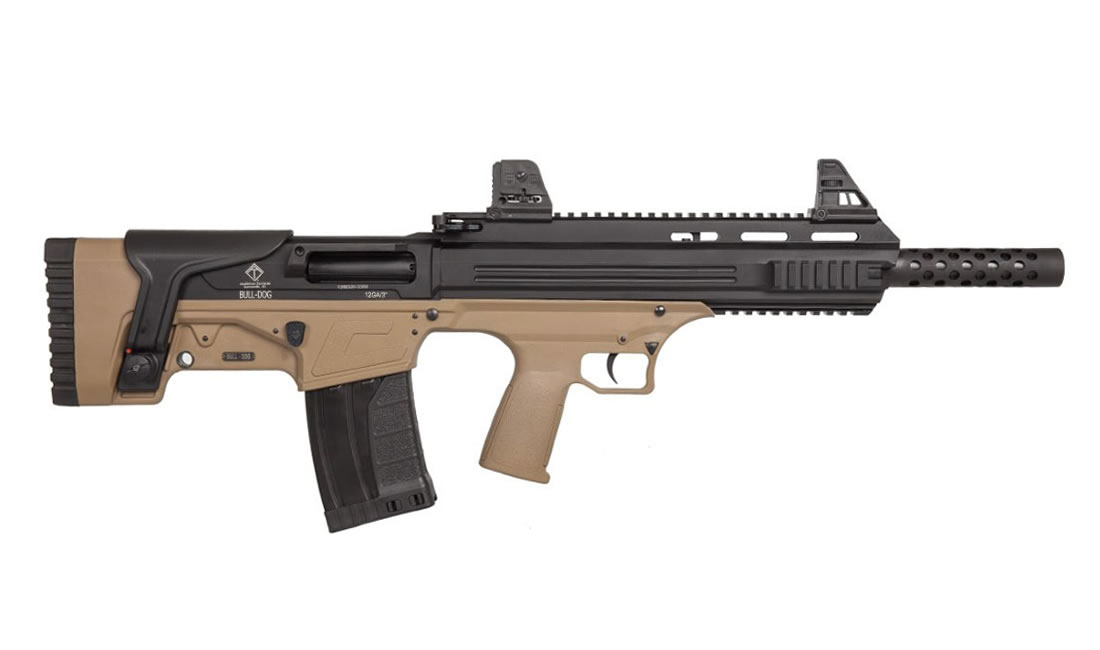 ATI Bulldog Bullpup 12GA Shotgun with Picatinny Rail - Tan