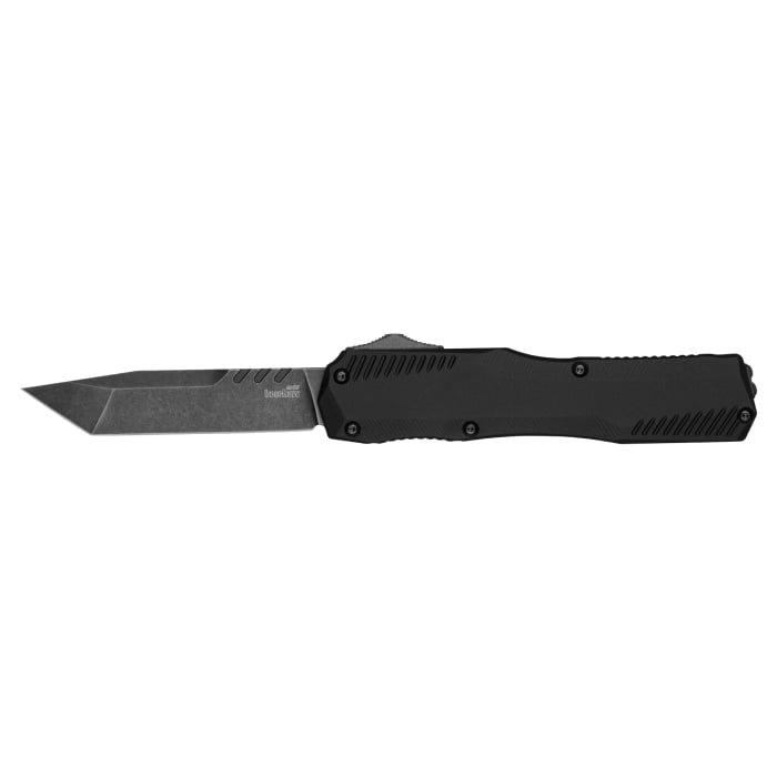 Kershaw Livewire Auto OTF Tanto Knife, Black - 9000T