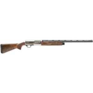 Browning 0118203004 A5 Ultimate 12 Gauge 28 4+1 3 Satin Silver Gloss Oil Turkish Walnut Stock Right Hand