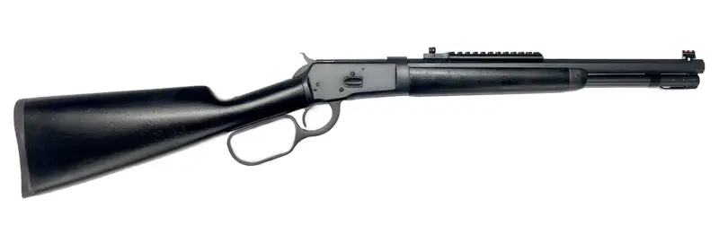 Taylors Company 220093 1892 Alaskan Take-Down 44 Rem Mag Caliber with 7+1 Capacity, 16" Barrel, Matte Black Metal Finish SoftTouch Black Synthetic Stock Right Hand (Full Size)