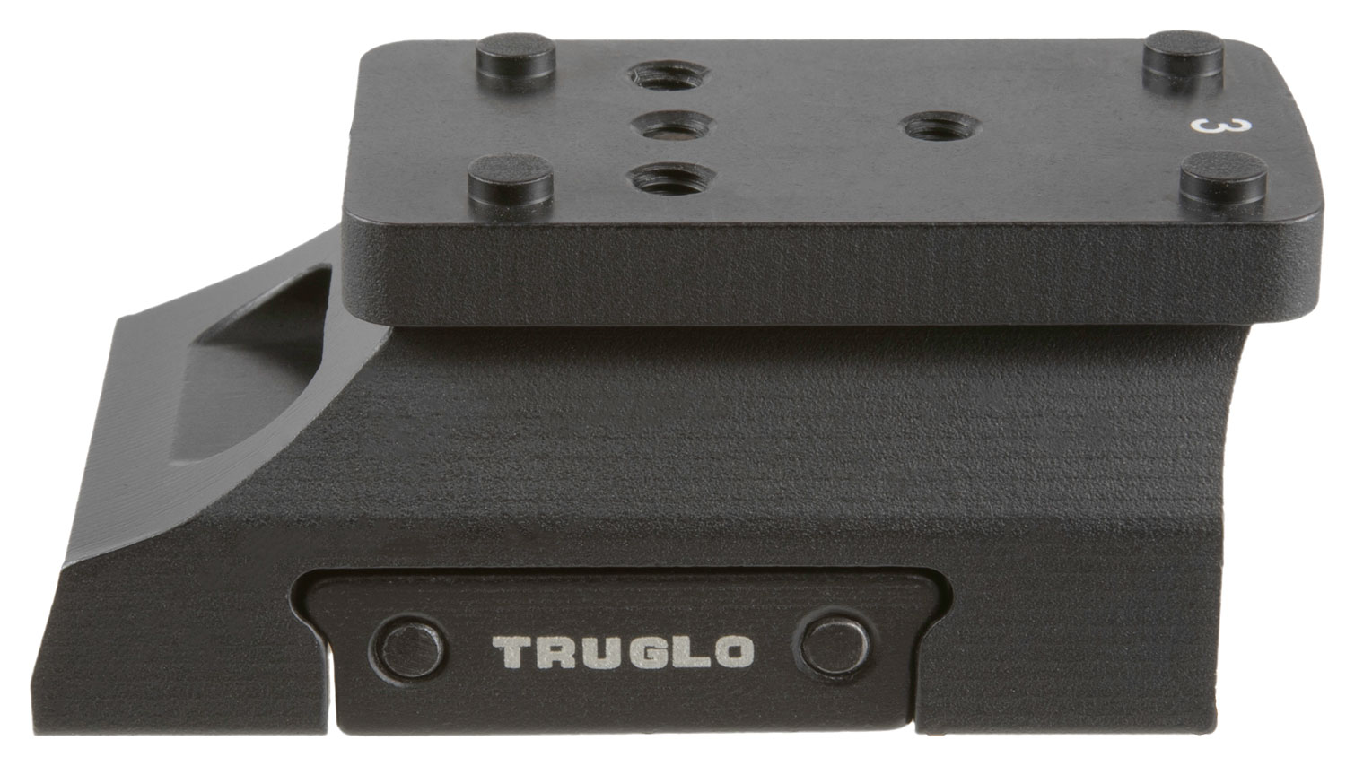 TruGlo AR Aluminum Universal Micro Red-Dot Sight Riser, Black - TG8977B