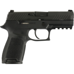 Sig Sauer P320 Compact 9mm Luger Pistol 3.9" Barrel 15+1 Round Nitron Slide Black Grip Stainless Steel Frame