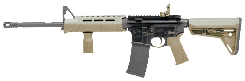 Colt AR-15 223 Rifle with Magpul Slim Line FDE