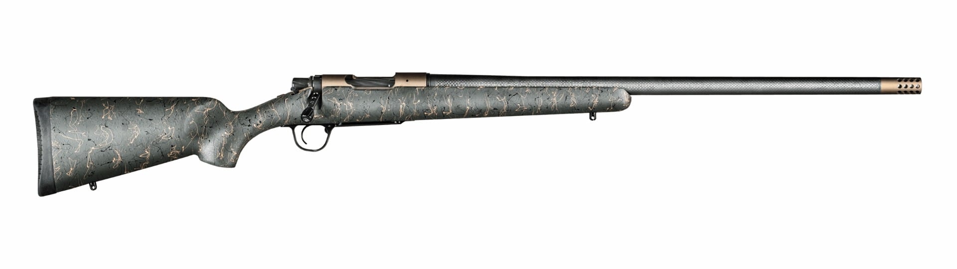 Christensen Arms Ridgeline 6.5 PRC 24" 4rd Bolt Action Rifle, Green/Black - 801-06015-00