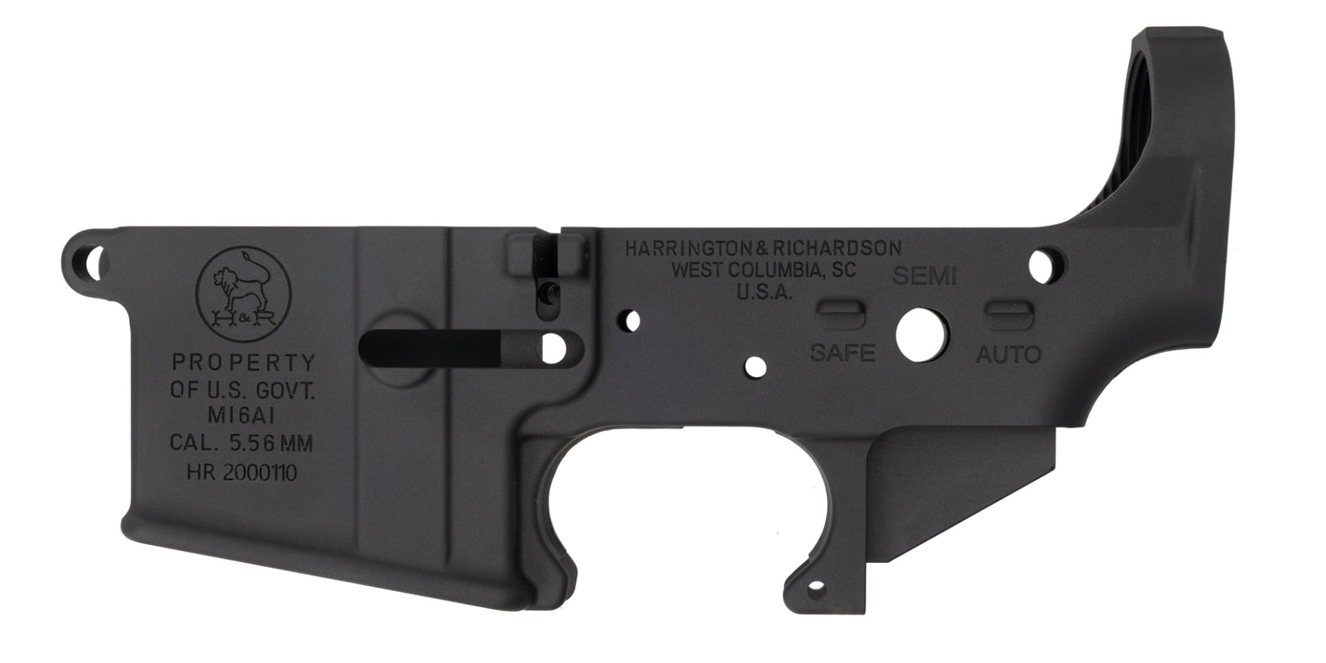 Harrington & Richardson Retro M16A1 Lowers Receiver, Gray
