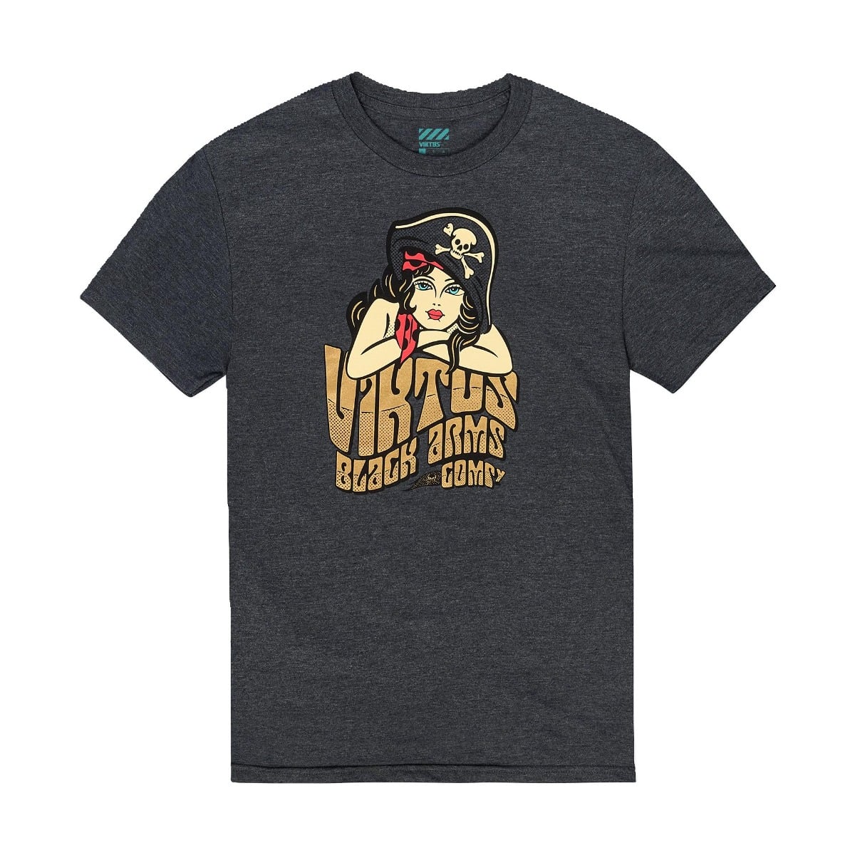 Viktos Bonny T-Shirt, Charcoal Heather - 3X-Large